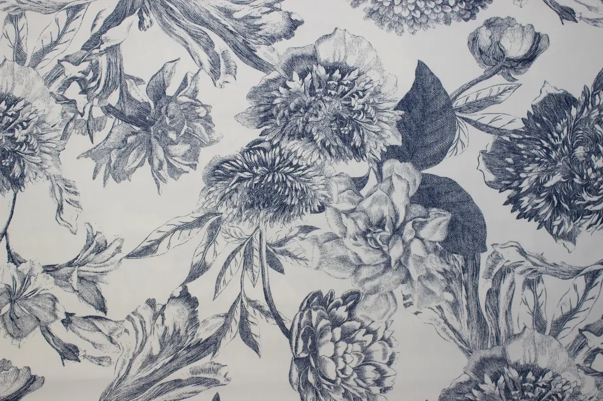 Tissus fleurs